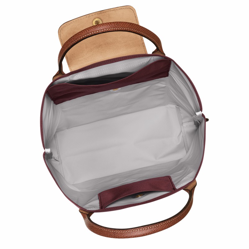 Longchamp Le Pliage Original M Miesten Kangaskassit Viininpunainen Suomi | 10168089P87-