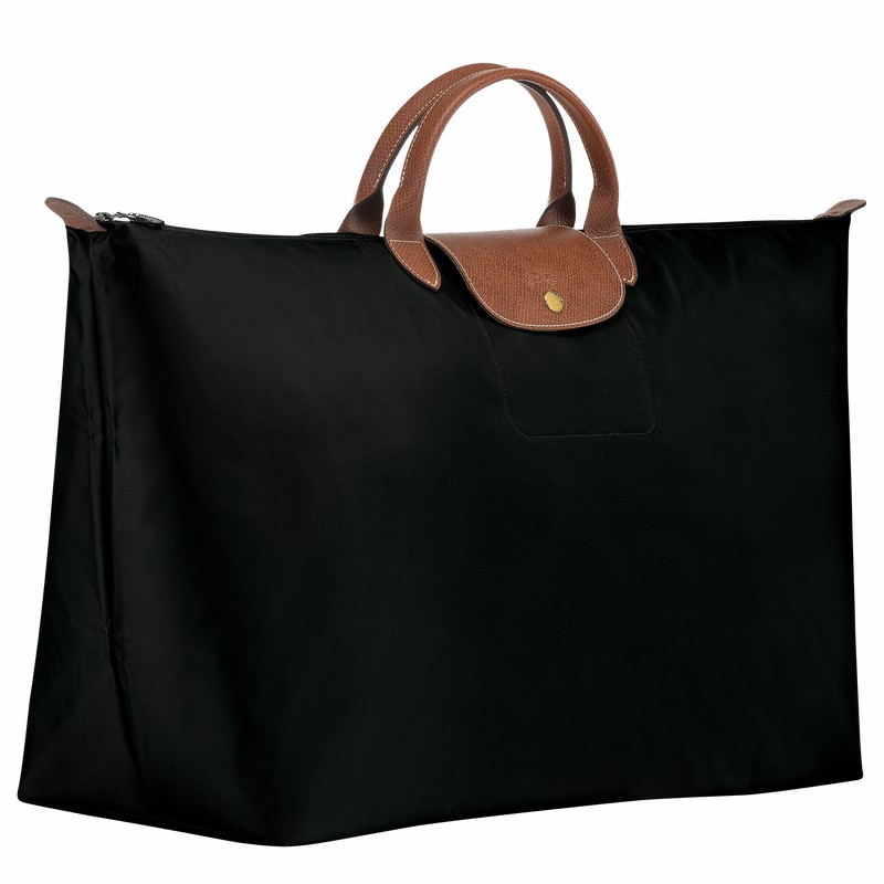 Longchamp Le Pliage Original M Miesten Matkakassit Mustat Suomi | L1625089001-