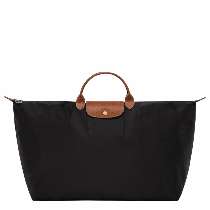 Longchamp Le Pliage Original M Miesten Matkakassit Mustat Suomi | L1625089001-