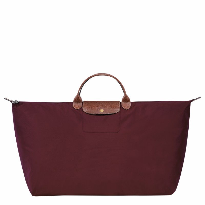 Longchamp Le Pliage Original M Miesten Matkakassit Viininpunainen Suomi | L1625089P87-