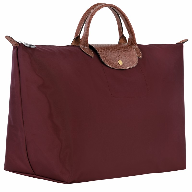 Longchamp Le Pliage Original S Miesten Matkakassit Viininpunainen Suomi | L1624089P87-