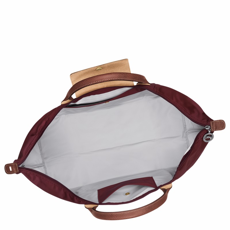 Longchamp Le Pliage Original S Miesten Matkakassit Viininpunainen Suomi | L1624089P87-