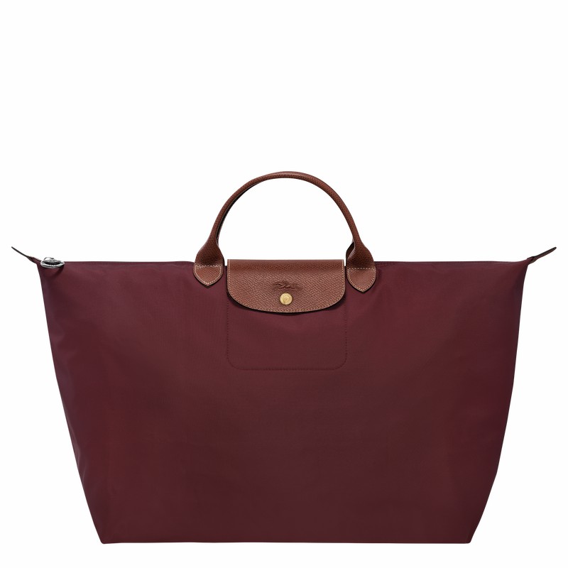 Longchamp Le Pliage Original S Miesten Matkakassit Viininpunainen Suomi | L1624089P87-