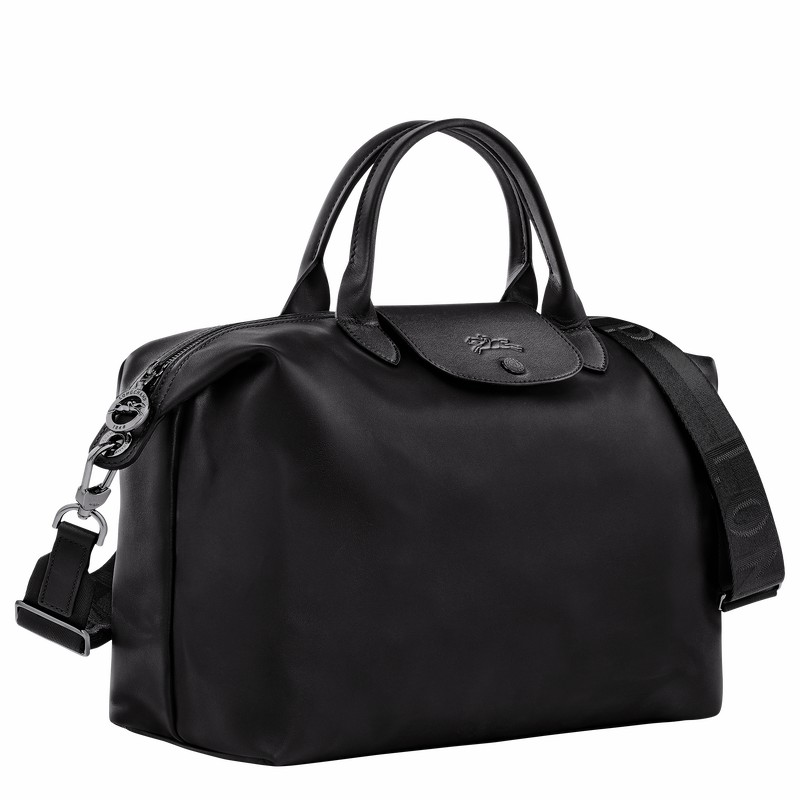 Longchamp Le Pliage Xtra L Miesten Käsilaukku Mustat Suomi | 10201987001-