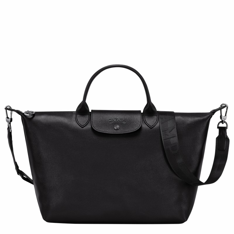 Longchamp Le Pliage Xtra L Miesten Käsilaukku Mustat Suomi | 10201987001-