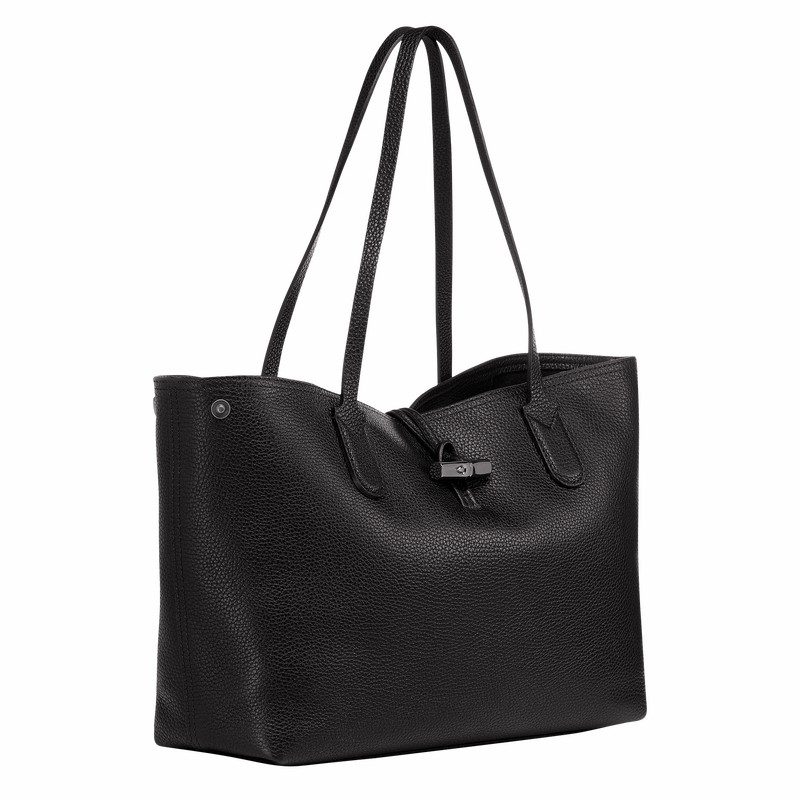 Longchamp Le Roseau Essential L Naisten Kangaskassit Mustat Suomi | L2686968001