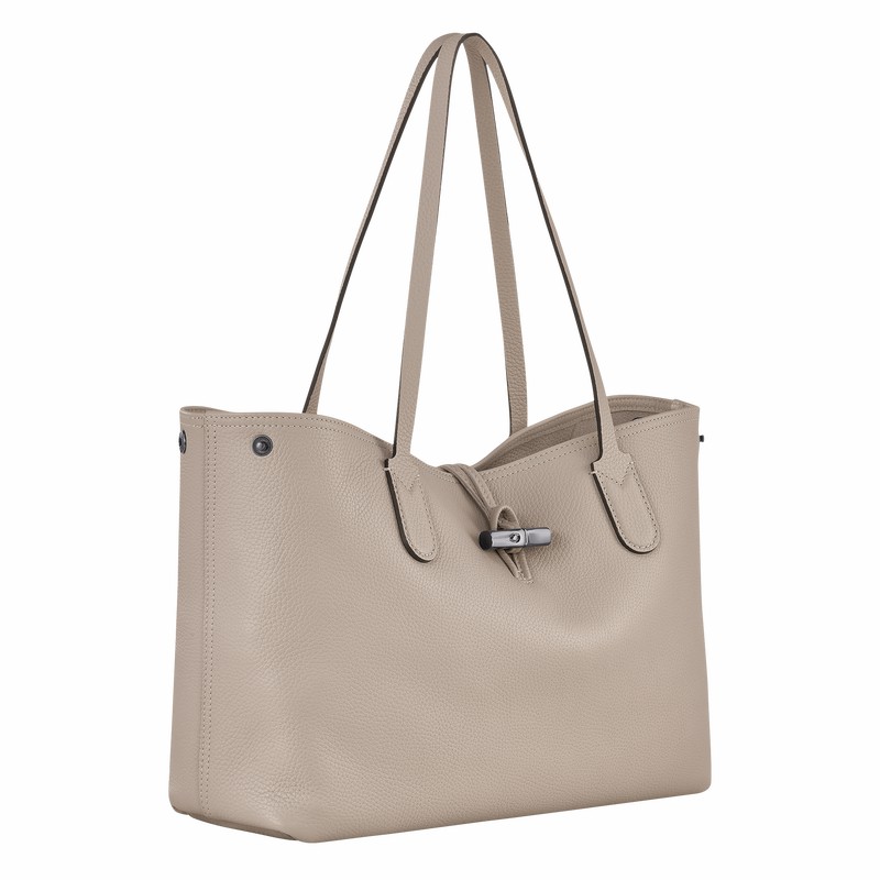 Longchamp Le Roseau Essential L Naisten Kangaskassit Harmaat Suomi | L2686968266