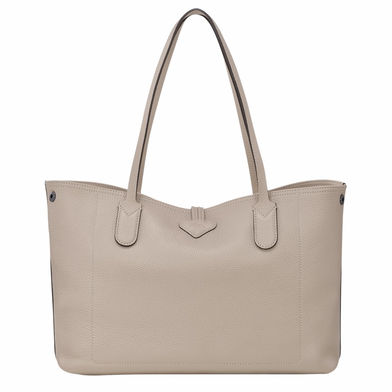 Longchamp Le Roseau Essential L Naisten Kangaskassit Harmaat Suomi | L2686968266