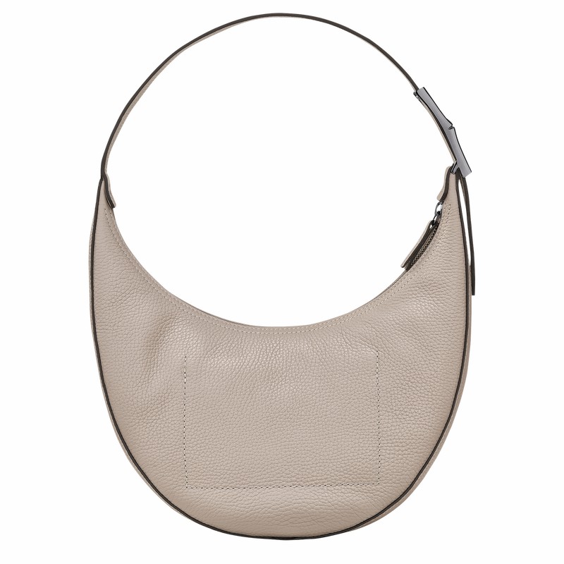 Longchamp Le Roseau Essential M Naisten Hobo Laukku Harmaat Suomi | 10218968266