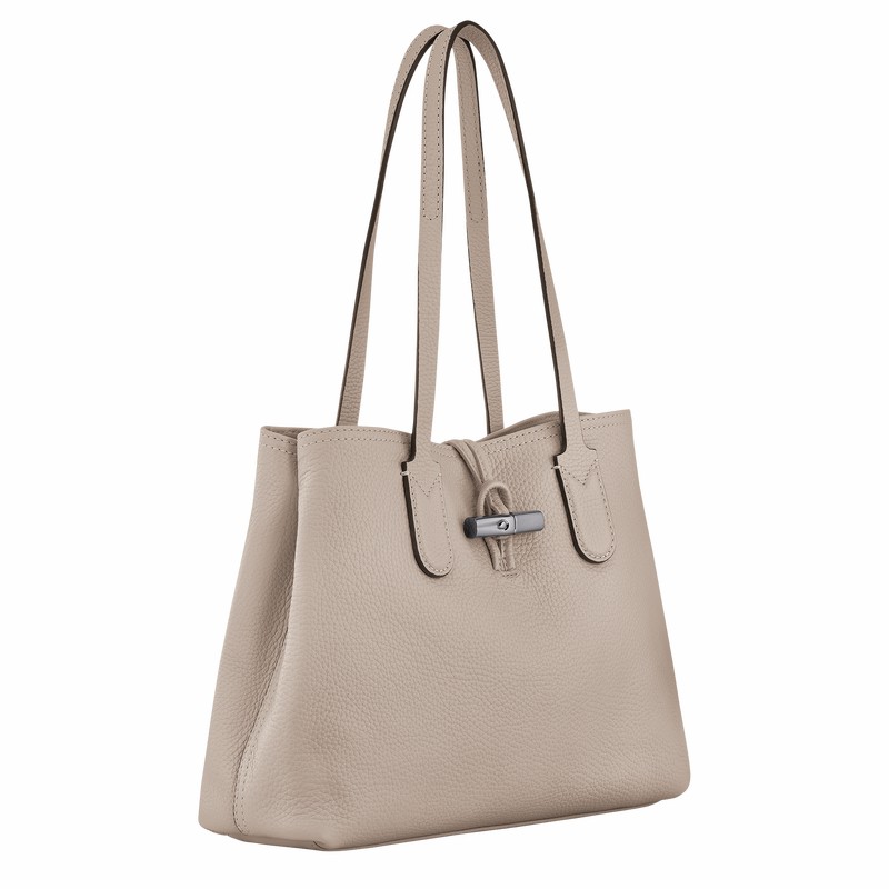 Longchamp Le Roseau Essential M Naisten Kangaskassit Harmaat Suomi | 10183968266