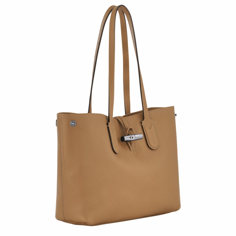 Longchamp Le Roseau Essential M Naisten Kangaskassit Khaki Suomi | 10183968026