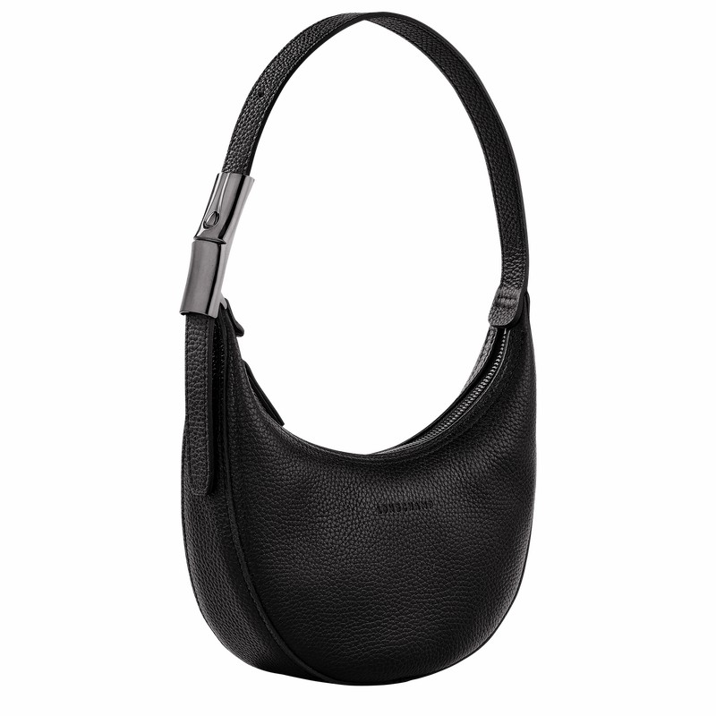 Longchamp Le Roseau Essential S Naisten Hobo Laukku Mustat Suomi | 10217968001