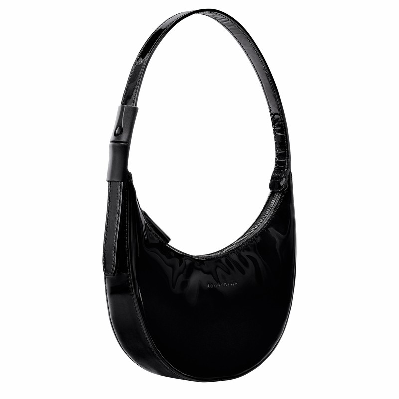 Longchamp Le Roseau Essential S Naisten Hobo Laukku Mustat Suomi | 10217HEZ001