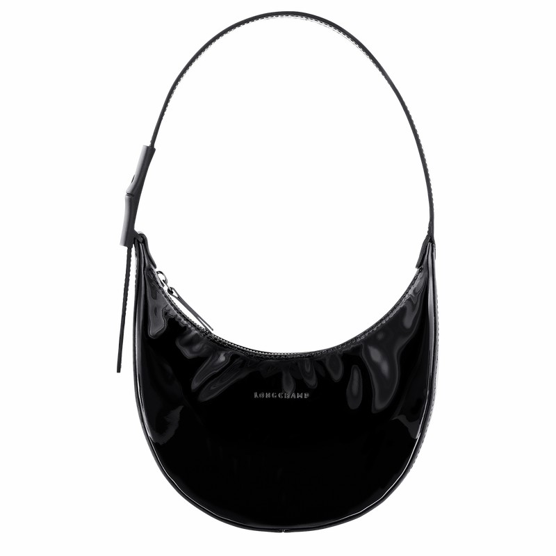 Longchamp Le Roseau Essential S Naisten Hobo Laukku Mustat Suomi | 10217HEZ001