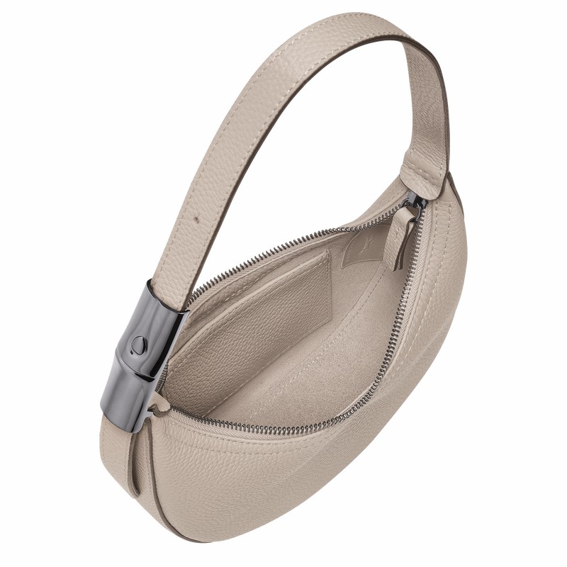 Longchamp Le Roseau Essential S Naisten Hobo Laukku Harmaat Suomi | 10217968266