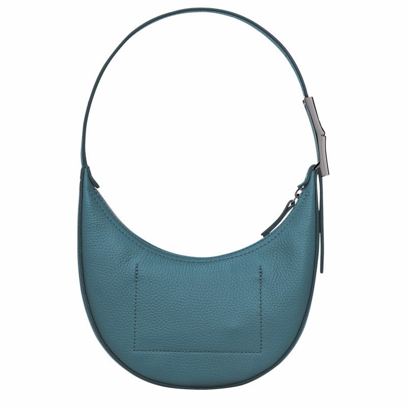 Longchamp Le Roseau Essential S Naisten Hobo Laukku Sinivihreä Suomi | 10217968P89