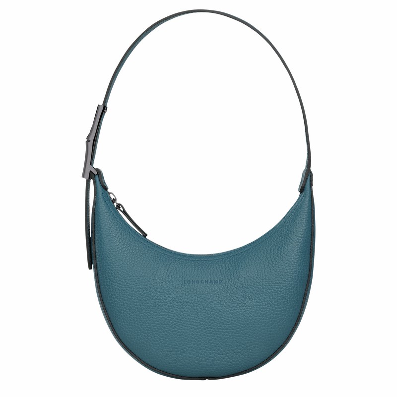 Longchamp Le Roseau Essential S Naisten Hobo Laukku Sinivihreä Suomi | 10217968P89