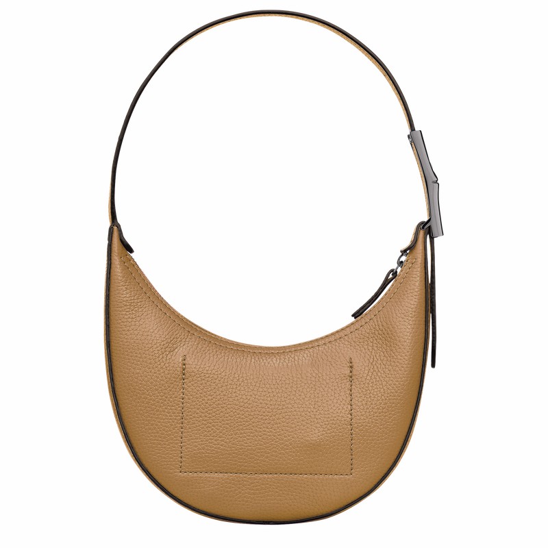 Longchamp Le Roseau Essential S Naisten Hobo Laukku Khaki Suomi | 10217968026