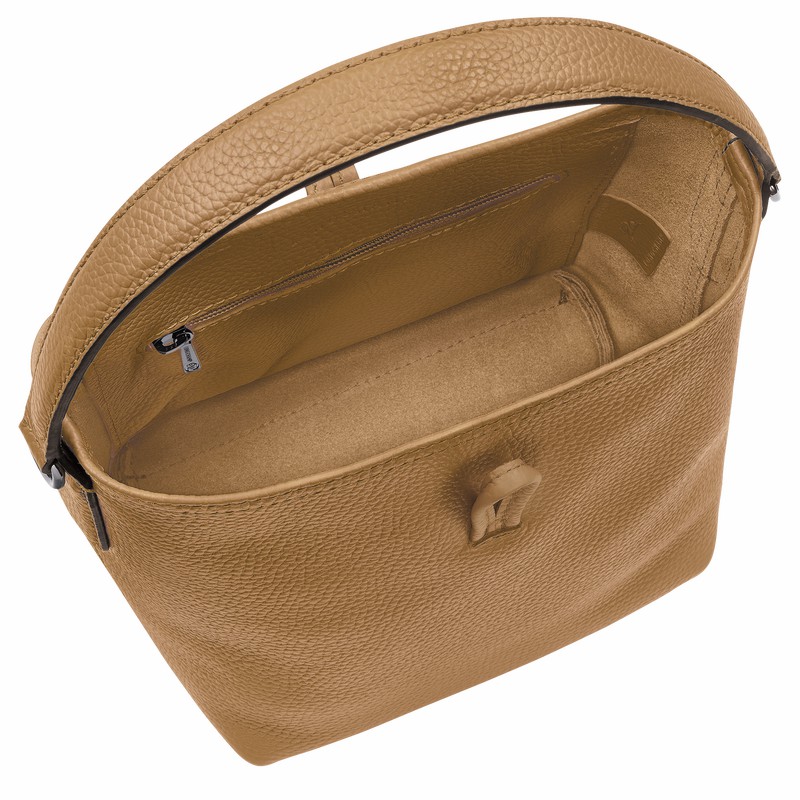 Longchamp Le Roseau Essential XS Naisten Bucket Laukut Khaki Suomi | 10159968026