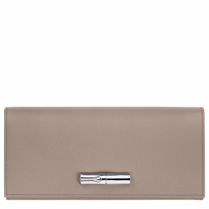 Longchamp Le Roseau Flap Naisten Lompakko Harmaat Suomi | L3044HFP266