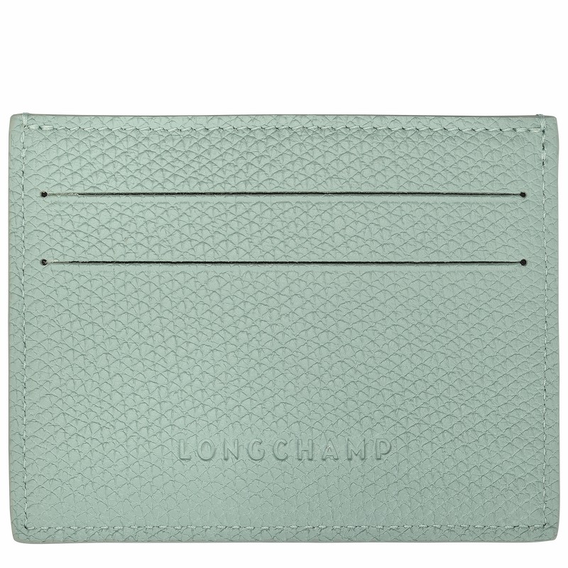 Longchamp Le Roseau Naisten Korttikotelo Celadon Suomi | L3218HFP282