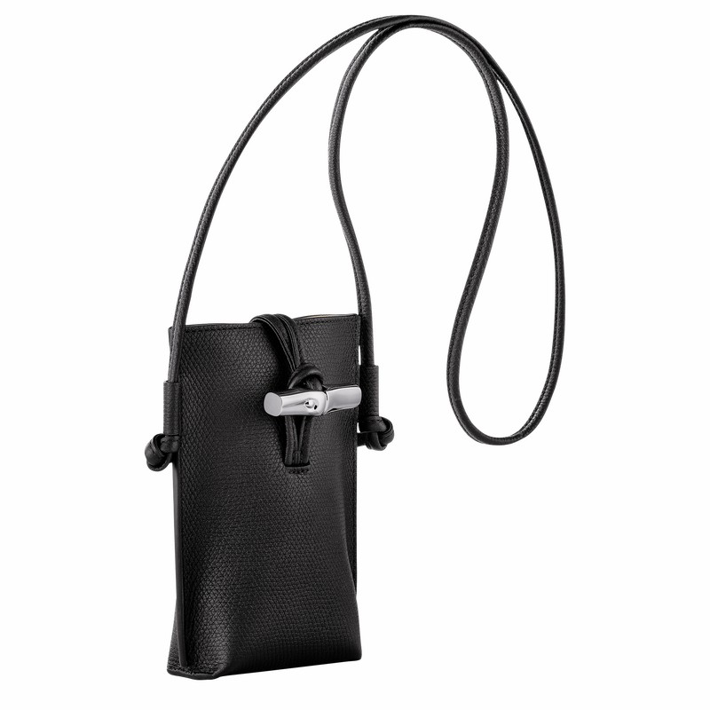 Longchamp Le Roseau Naisten Kuori Mustat Suomi | 34180HFP001