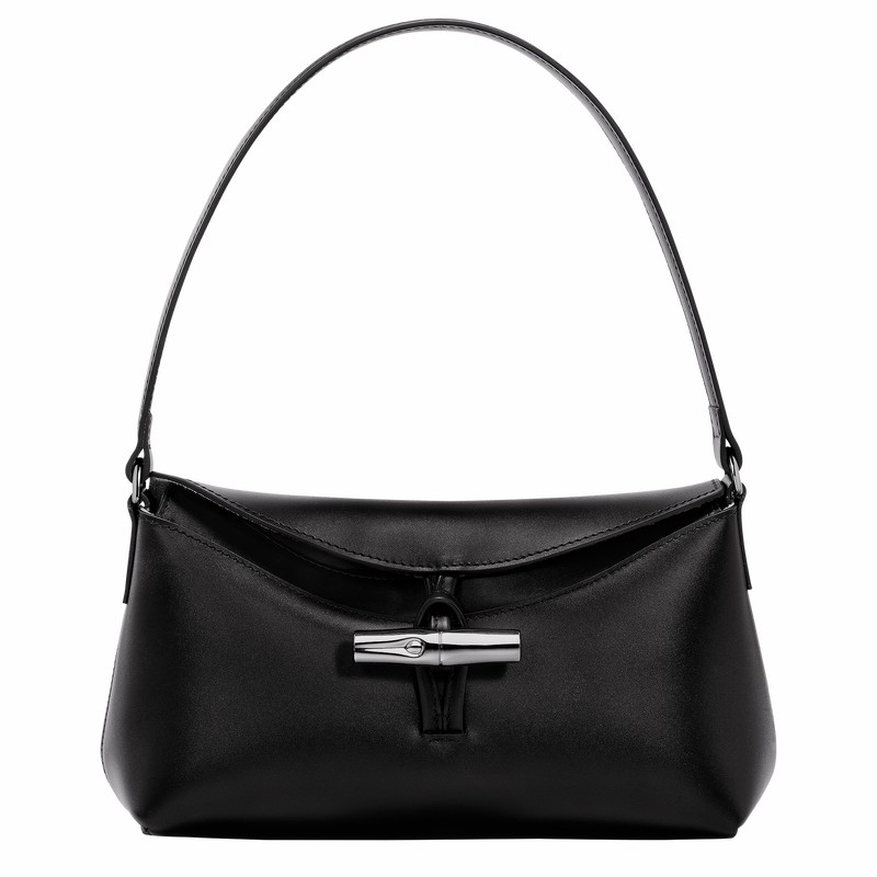 Longchamp Le Roseau S Naisten Hobo Laukku Mustat Suomi | 10230HCL001