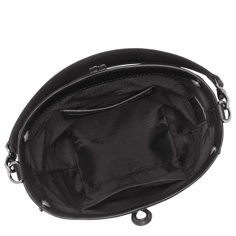 Longchamp Le Roseau XS Naisten Bucket Laukut Mustat Suomi | 10279HFP001