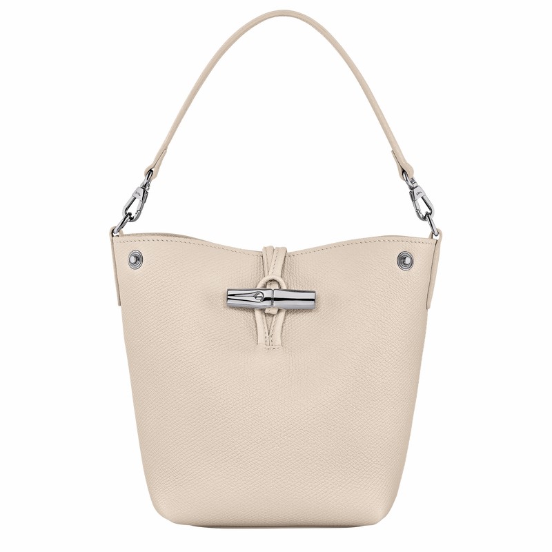 Longchamp Le Roseau XS Naisten Bucket Laukut Valkoinen Suomi | 10279HFP555