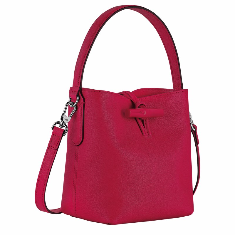 Longchamp Le Roseau XS Naisten Bucket Laukut Fuksia Suomi | 10159HECJ13