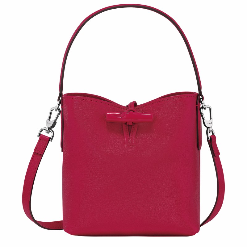 Longchamp Le Roseau XS Naisten Bucket Laukut Fuksia Suomi | 10159HECJ13