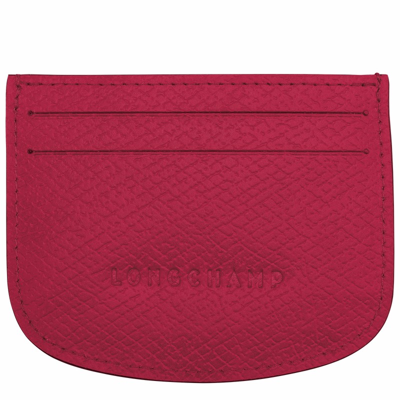 Longchamp ÉPURE Miesten Korttikotelo Fuksia Suomi | 30031HYZJ13-