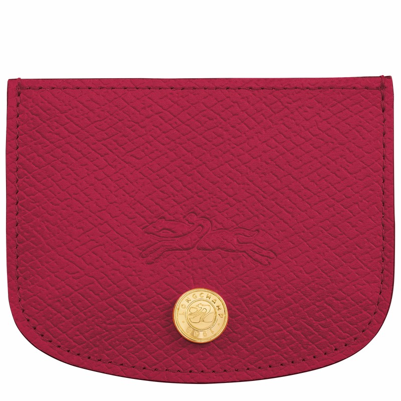 Longchamp ÉPURE Miesten Korttikotelo Fuksia Suomi | 30031HYZJ13-