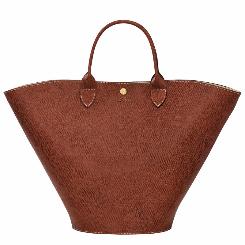 Longchamp ÉPURE XL Naisten Kangaskassit Ruskea Suomi | 10260HYZ035